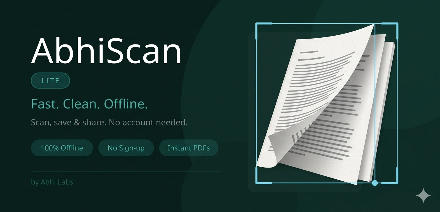 AbhiScan Lite Features